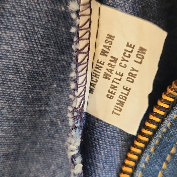 70s Vintage Fredricks Of Hollywood Disco Denim Jumpsuit Womens Small - Picture 6 of 6